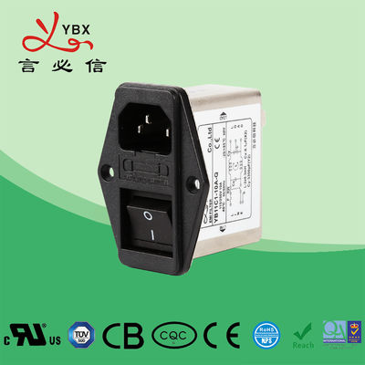 LED 장비 ISO9001 증명서를 위한 단일 위상 EMI 필터 YB11C1-10A
