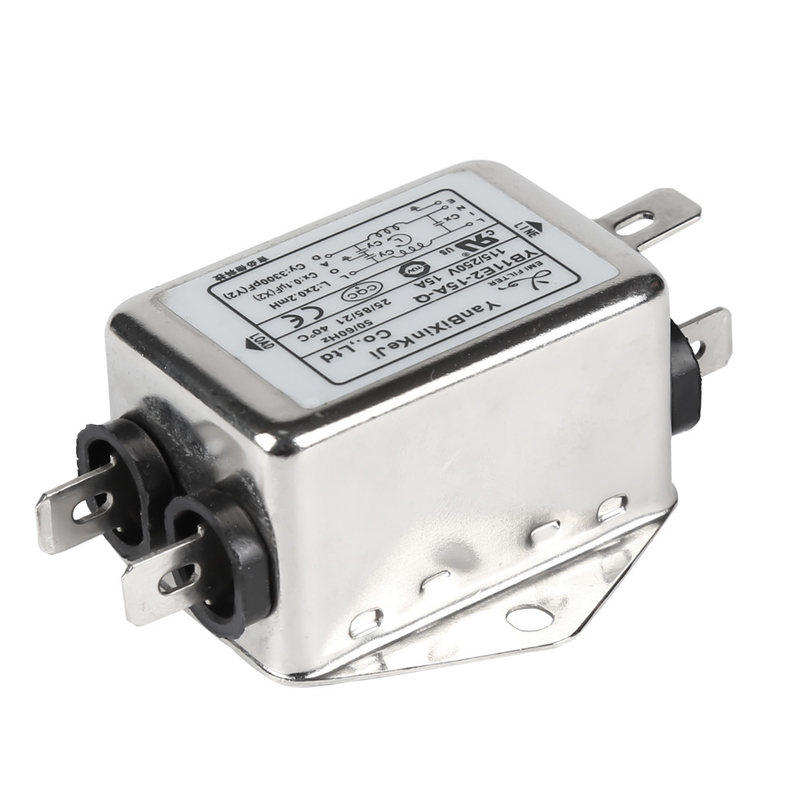 전기 장비를 위한 220V 15 amps YB-E 수동적 단일 상 필터 전력선 필터