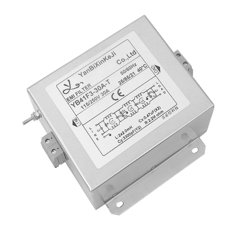 우수한 성능 20A-200A EMI 노이즈 필터 50/60HZ 인버터에 특별히 설계