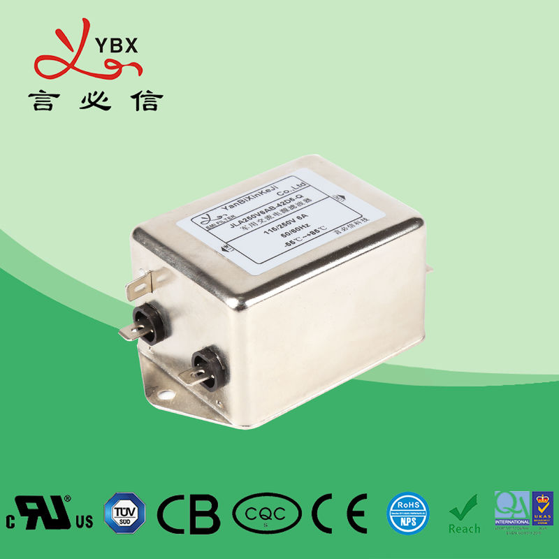 Yanbixin 고성능 단일 위상 RFI 여과기/RFI 소음 여과기 110V 250VAC 6A