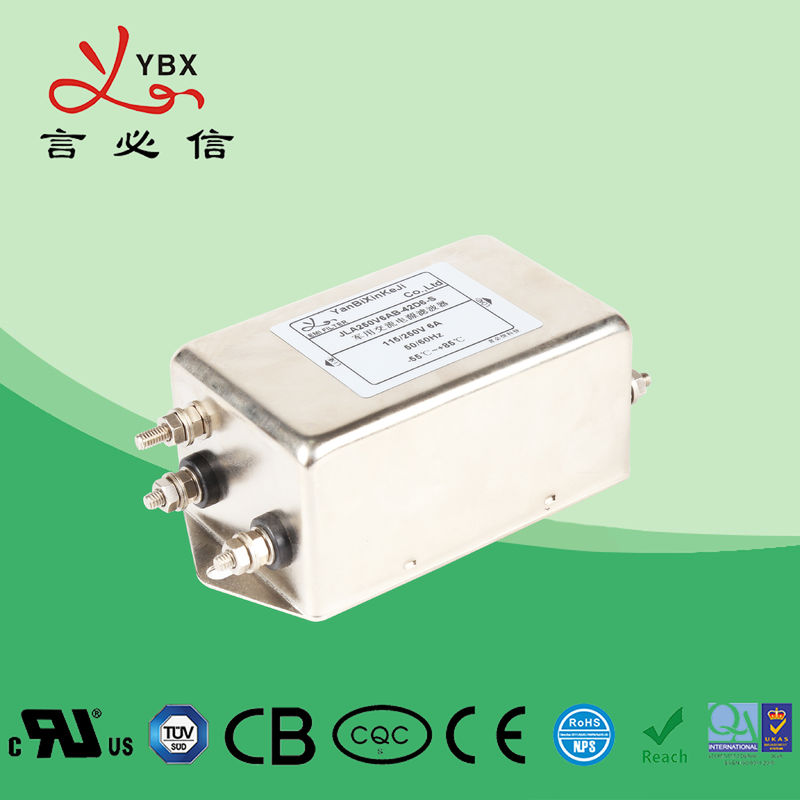 Yanbixin 고성능 단일 위상 RFI 여과기/RFI 소음 여과기 110V 250VAC 6A